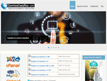Tablet Screenshot of dominioscostarica.com